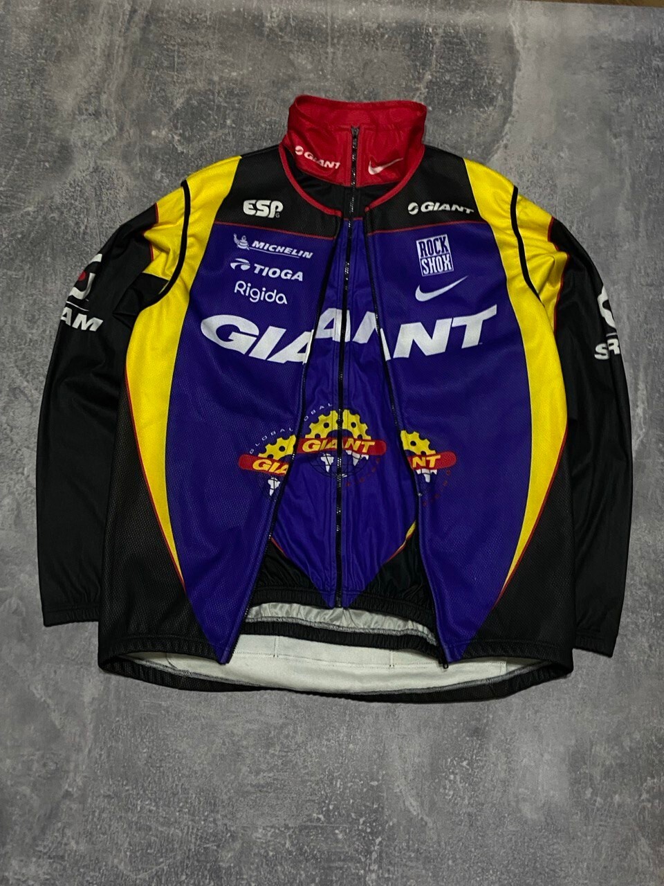 Vintage Nike Cycling Set – Full Zip Jacket & Vest M Made in Italy