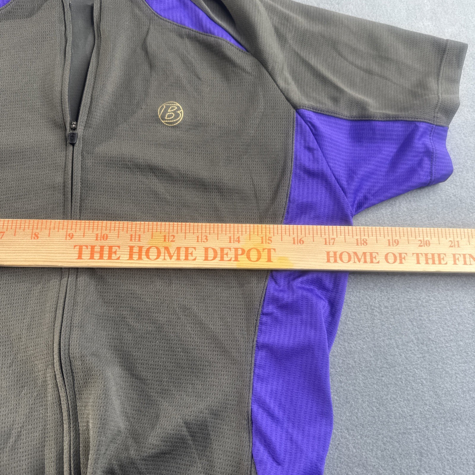 Bontrager Race WSD SS Cycling Jersey Full Zip Womens Sz L Purple Gray
