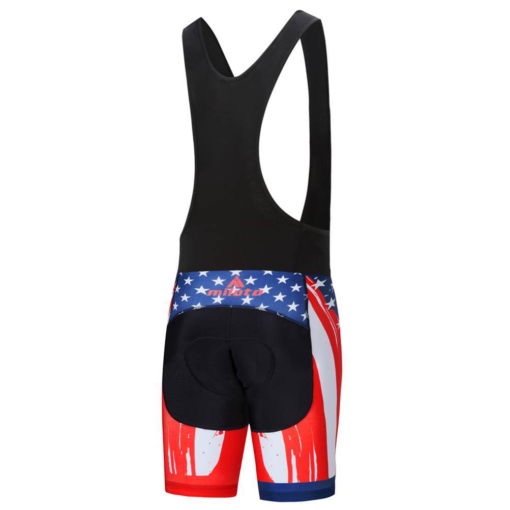 Men’s Team Cycling Clothes Bicycle Jersey and Padded (Bib) Shorts Kit Reflective
