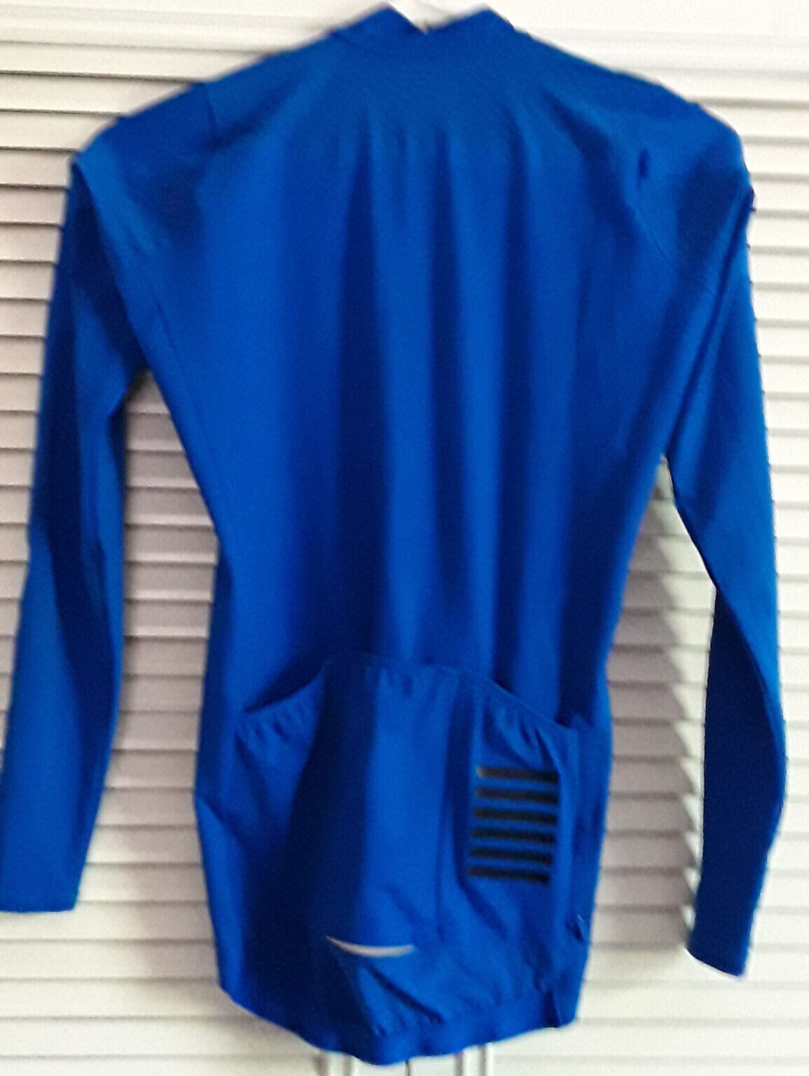 USED BLUE RAPHA CYCLING AERO II JERSEY LONG SLEEVE PRO TEAM MIDWEIGHT SMALL