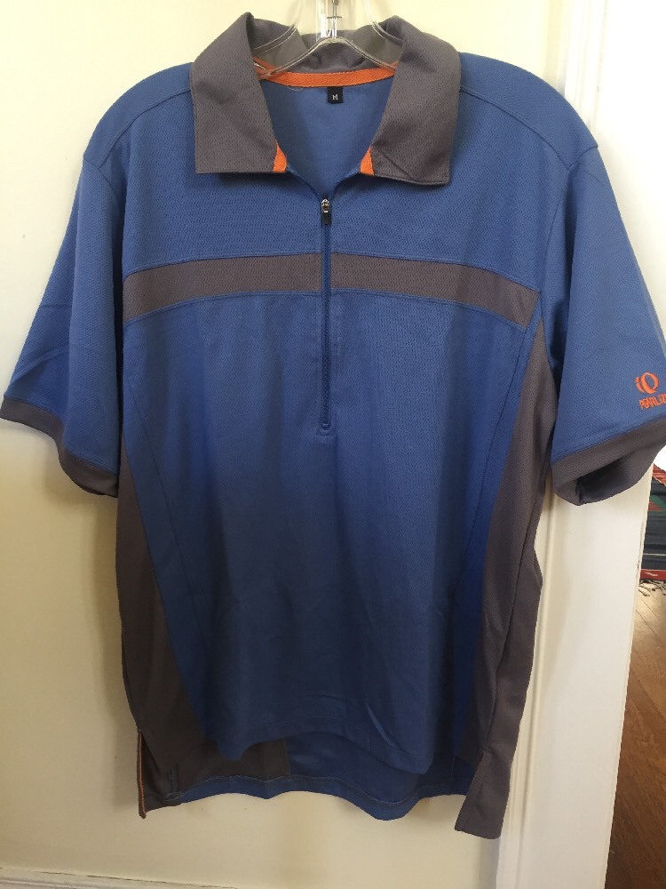 New Pearl Izumi Casual Collared Jersey Blue Size medium