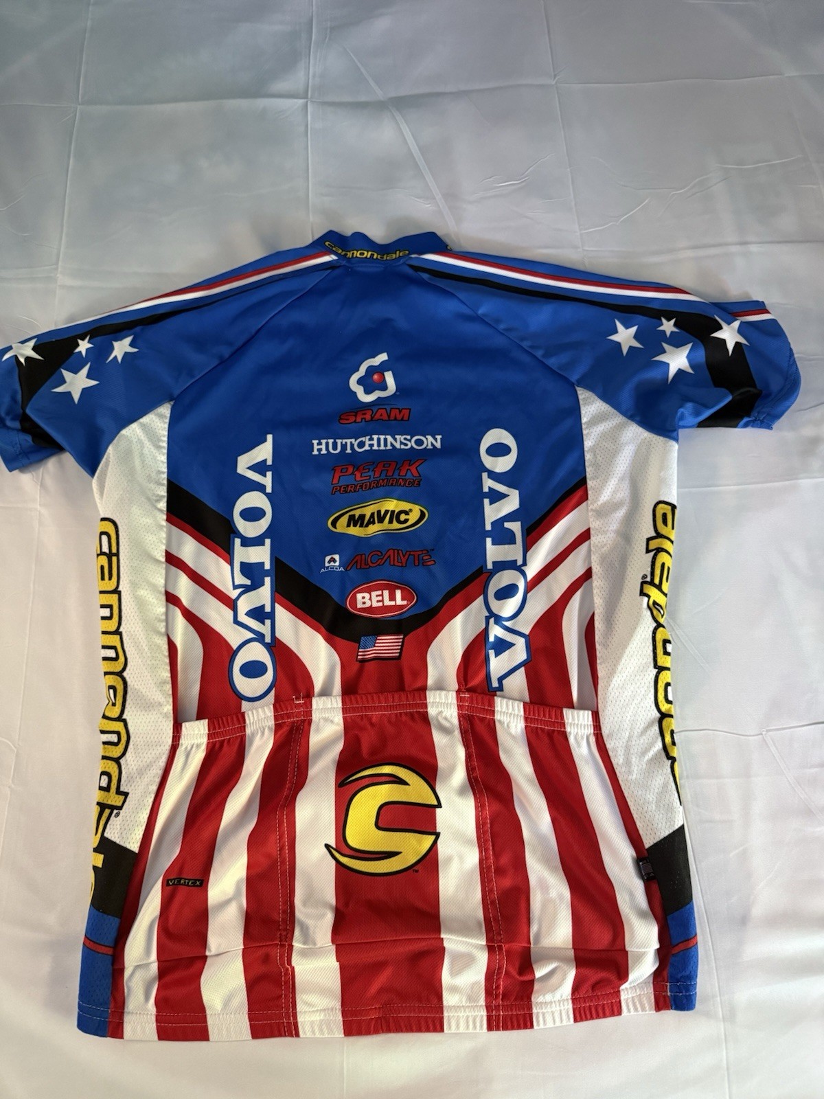 Vintage Cannondale Mountain Bike Racing Team Jersey Men’s Large Volvo