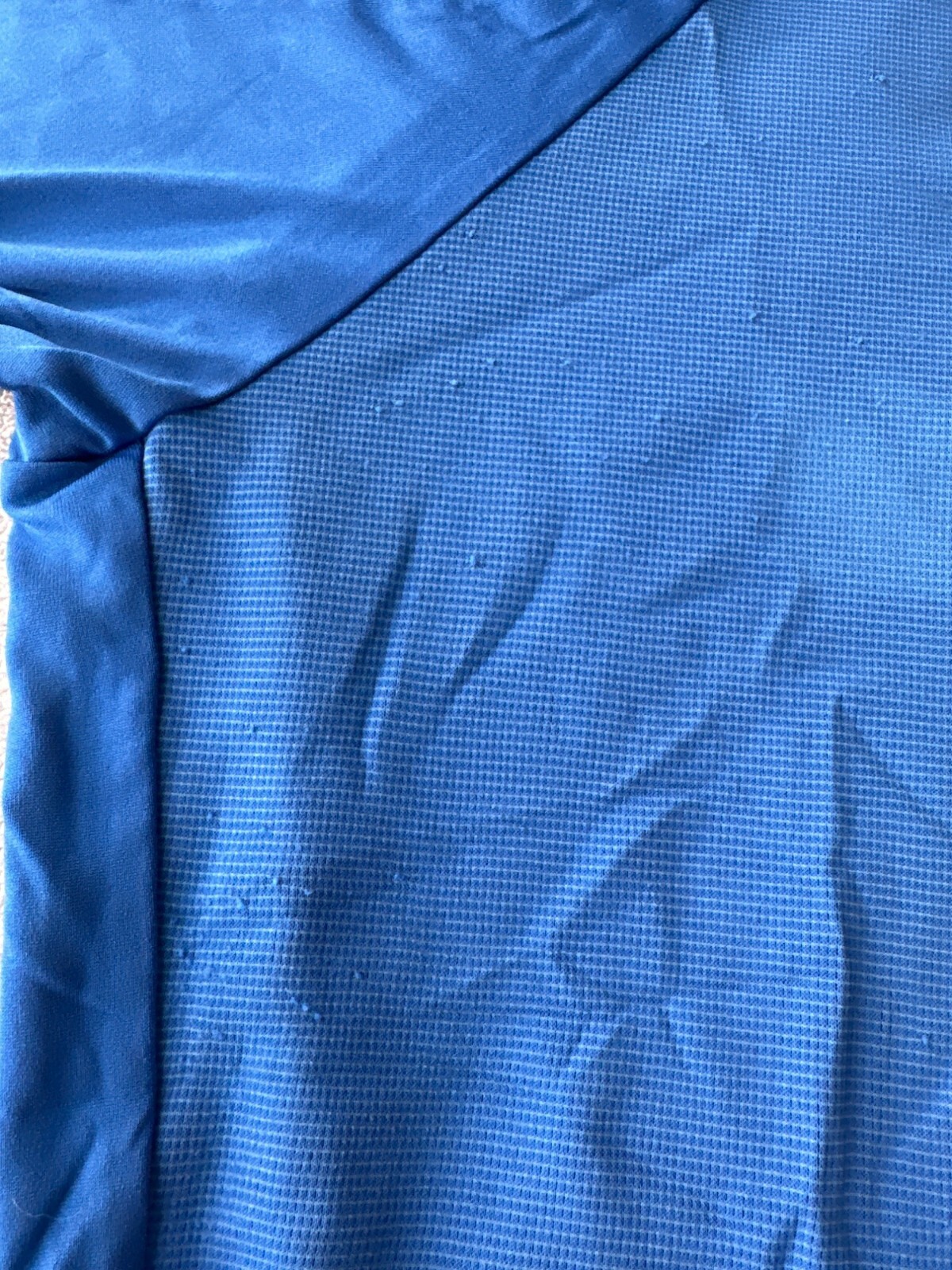 Vintage Patagonia Cycling Shirt Jersey Adult Large Blue 1/2 Zip Polyester