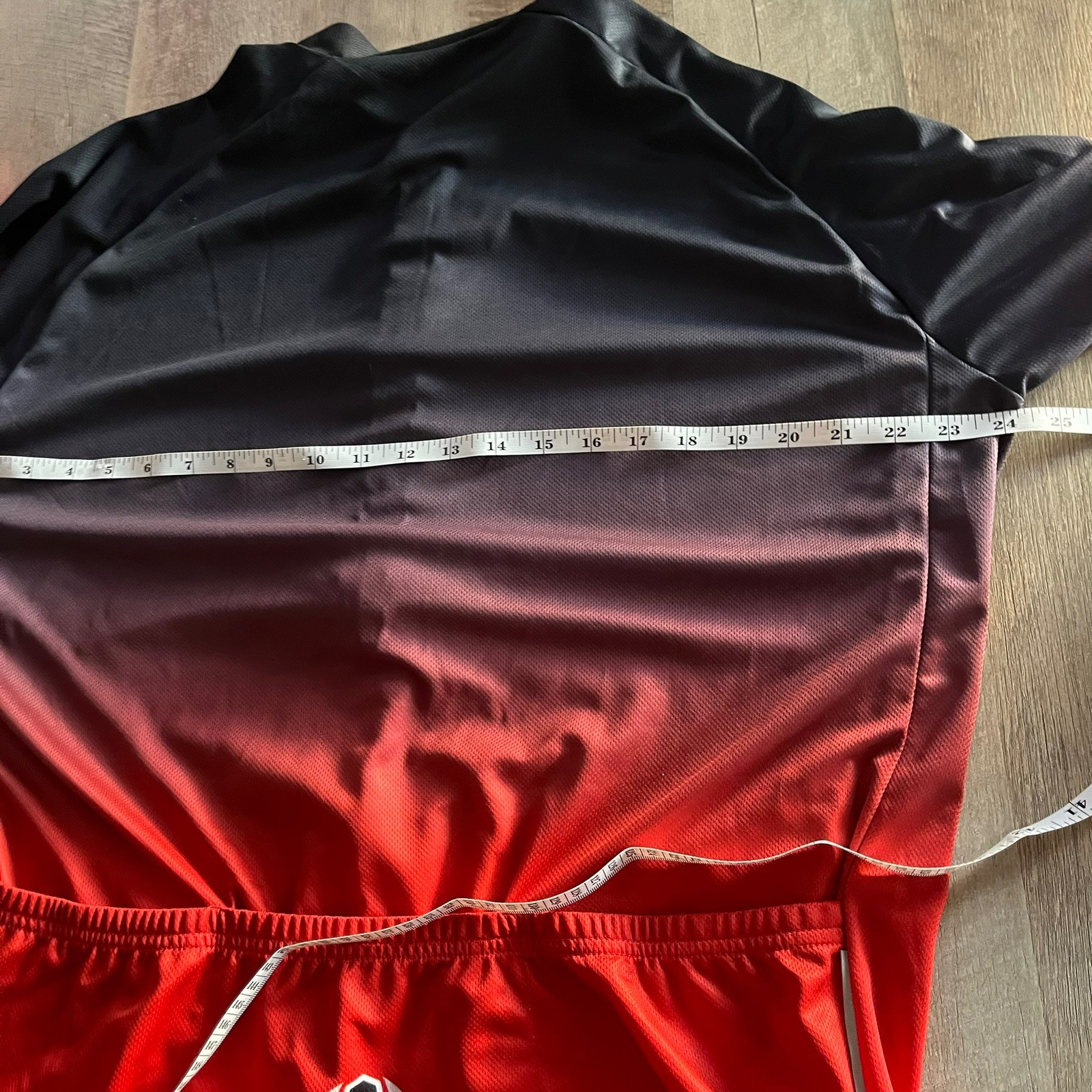 Voofly Athletic Apparel Red and Black Bicycle Cycling Biking Jersey Size 2XL