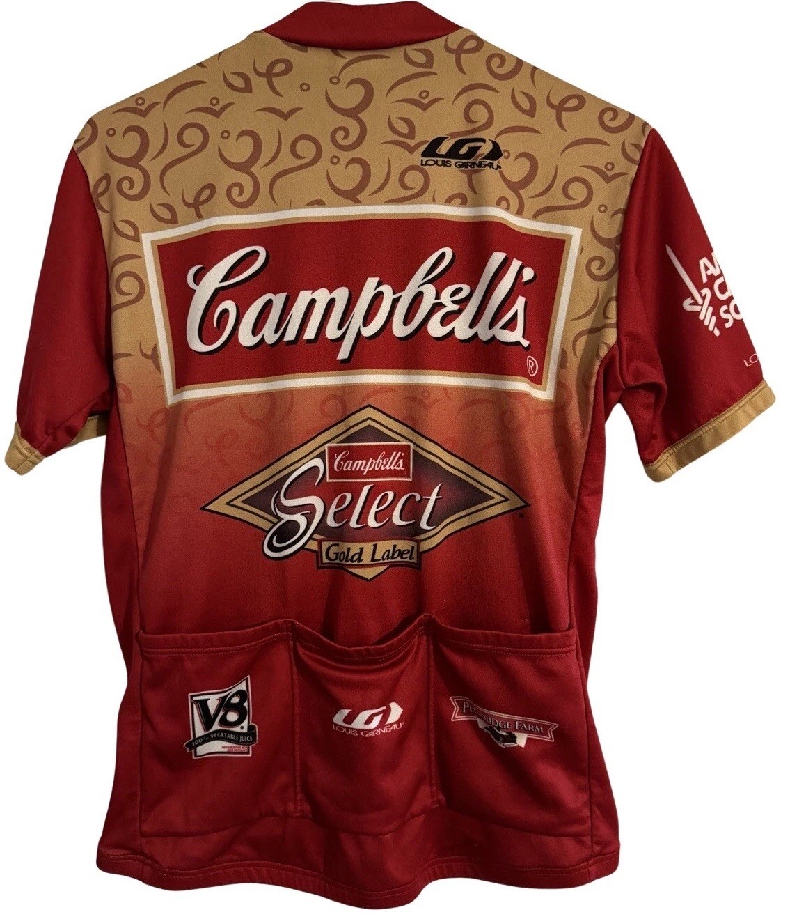 Louis Garneau Cycling Jersey Men M Campbell’s Select American Cancer Association