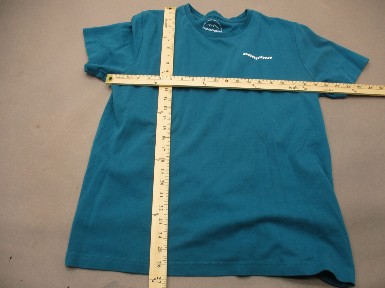 PROPAIN Size L Womens Blue 100% Cotton Round Neck Short Sleeve Cycling Top 029