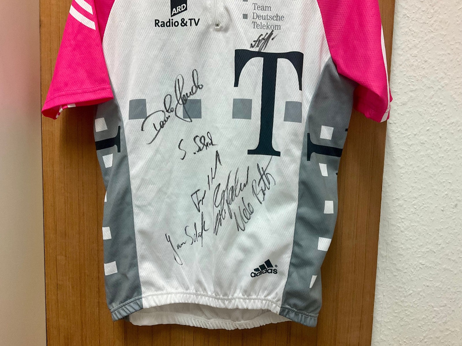 NOS TEAM TELEKOM T-MOBILE Adidas TT Jersey Shirt D2/168/46 Orig 7x Signature