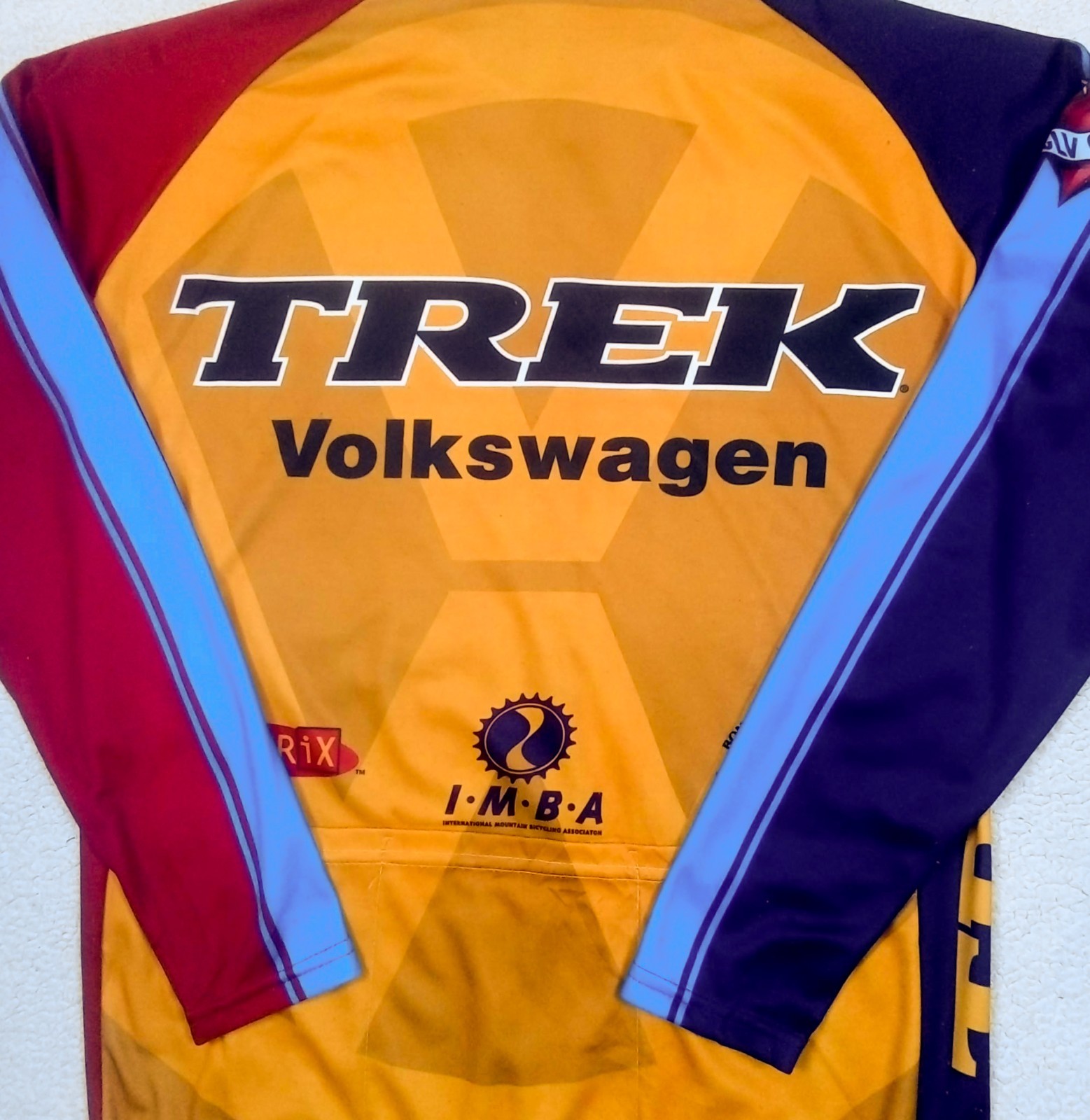 RARE VTG 90s Trek Volkswagen RockShox Long Sleeve Cycling Jersey (fits M/L)