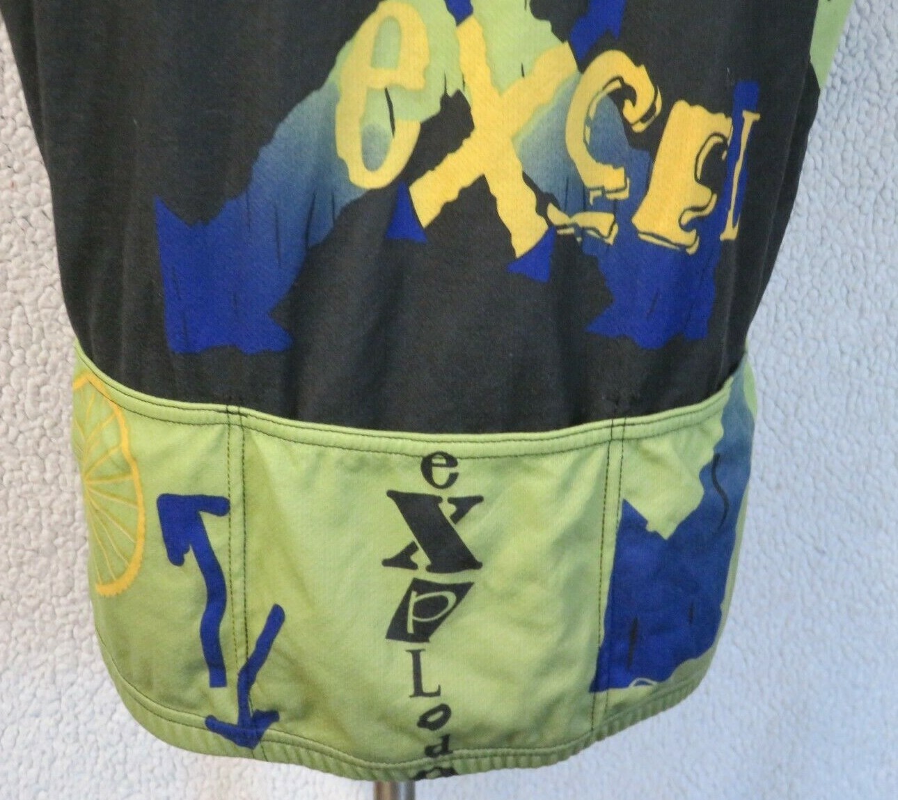 Mens Vintage Cannondale 1/2 Zip Made In USA Cycling Jersey Xtreme Extra Light L