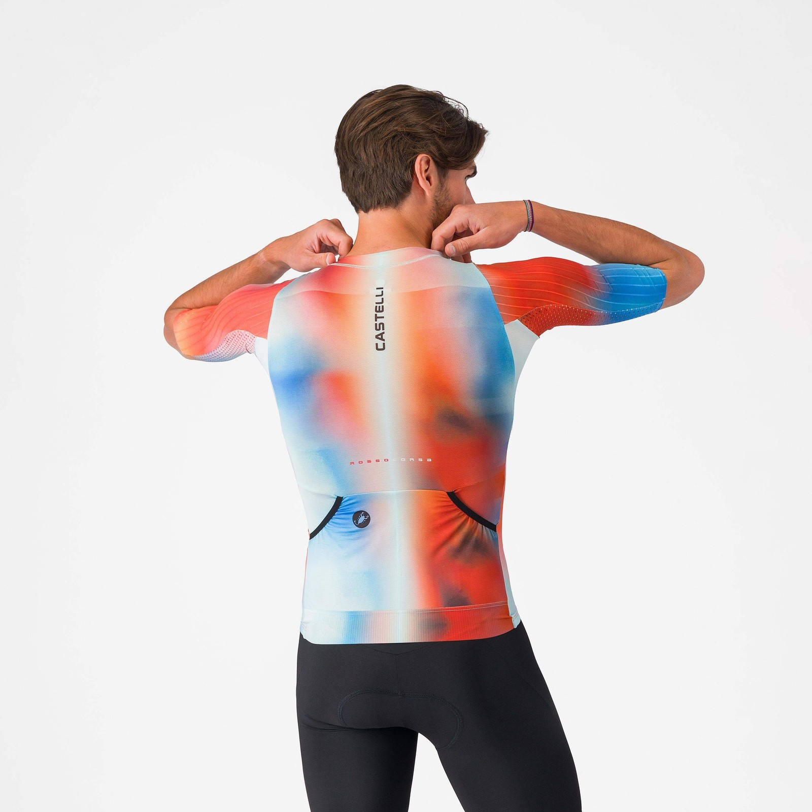 Castelli Free Speed 3 Race Top-white/silver gray-L
