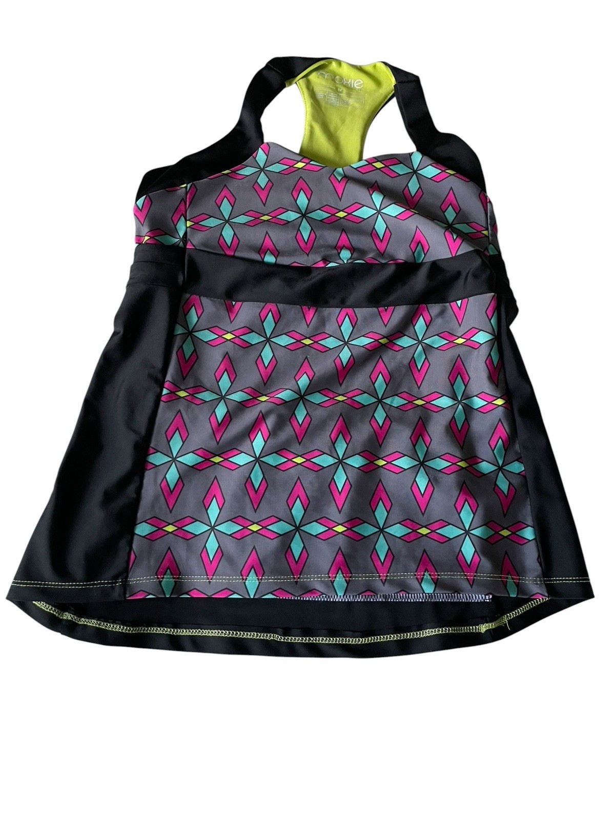 Moxie Cycling Co – Womens Tank Top Racer Back Colorful Jersey Size Medium