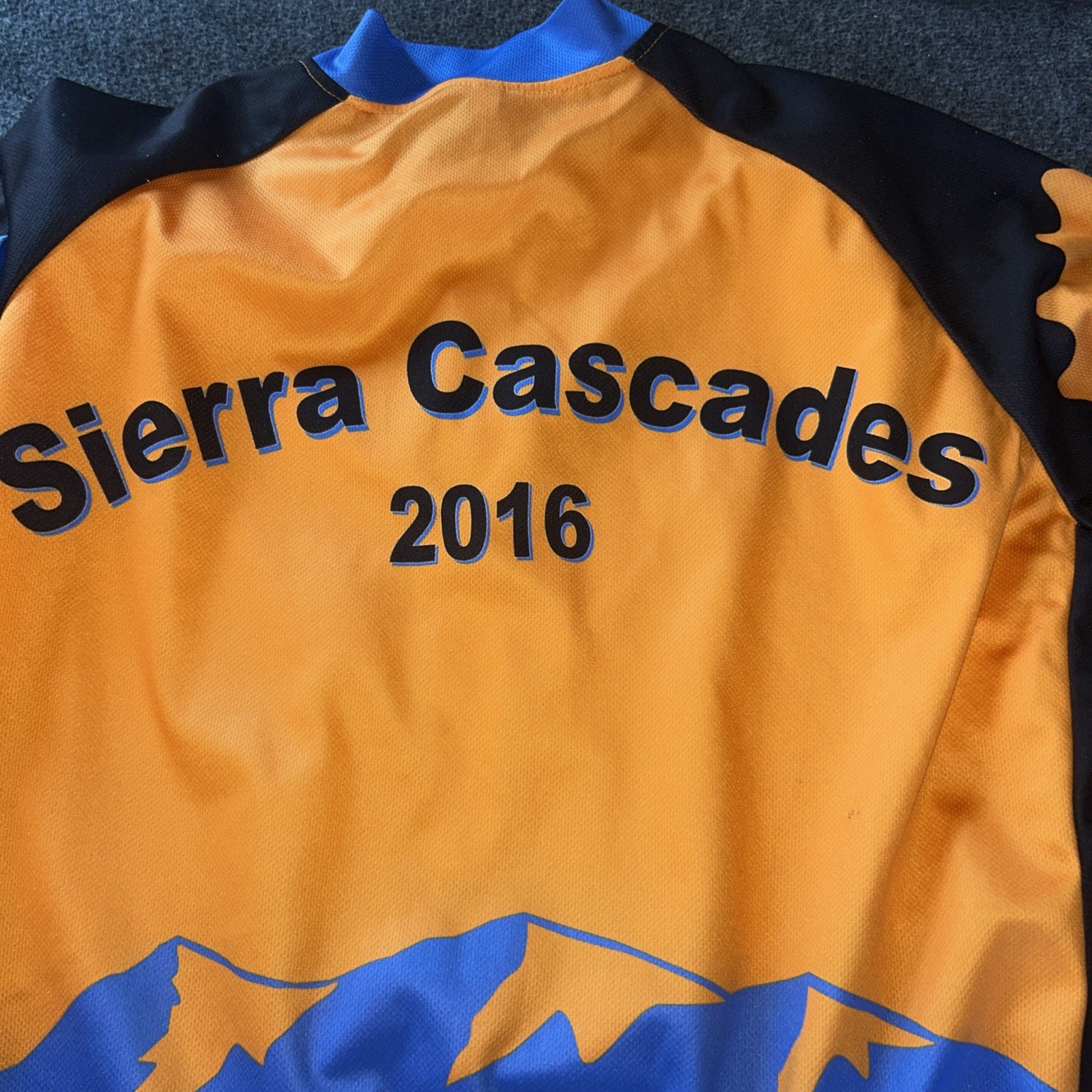 Peak 1 Sports Sierra Cascades BIKE TOUR 2016 Cycling Womens 3XL Jersey Shirt