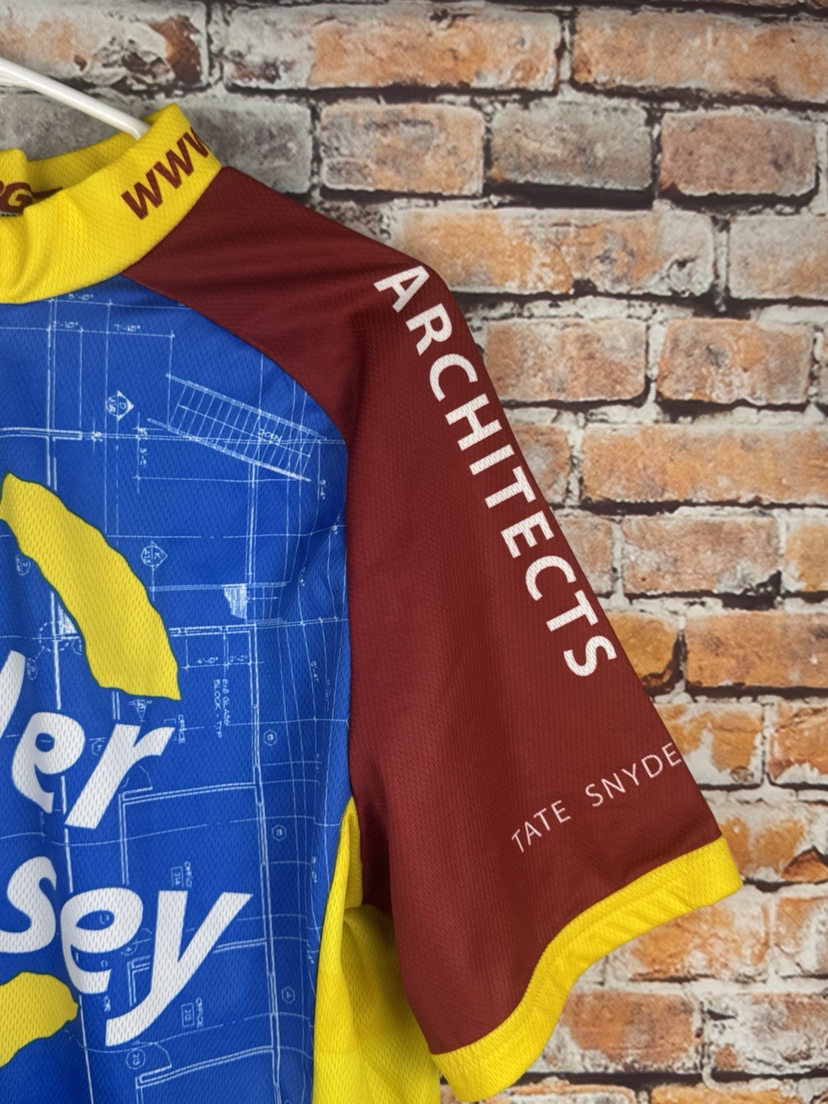 Verge x Tate Snyder Kimsey Blue Cycling Jersey XL 100% Synthetic