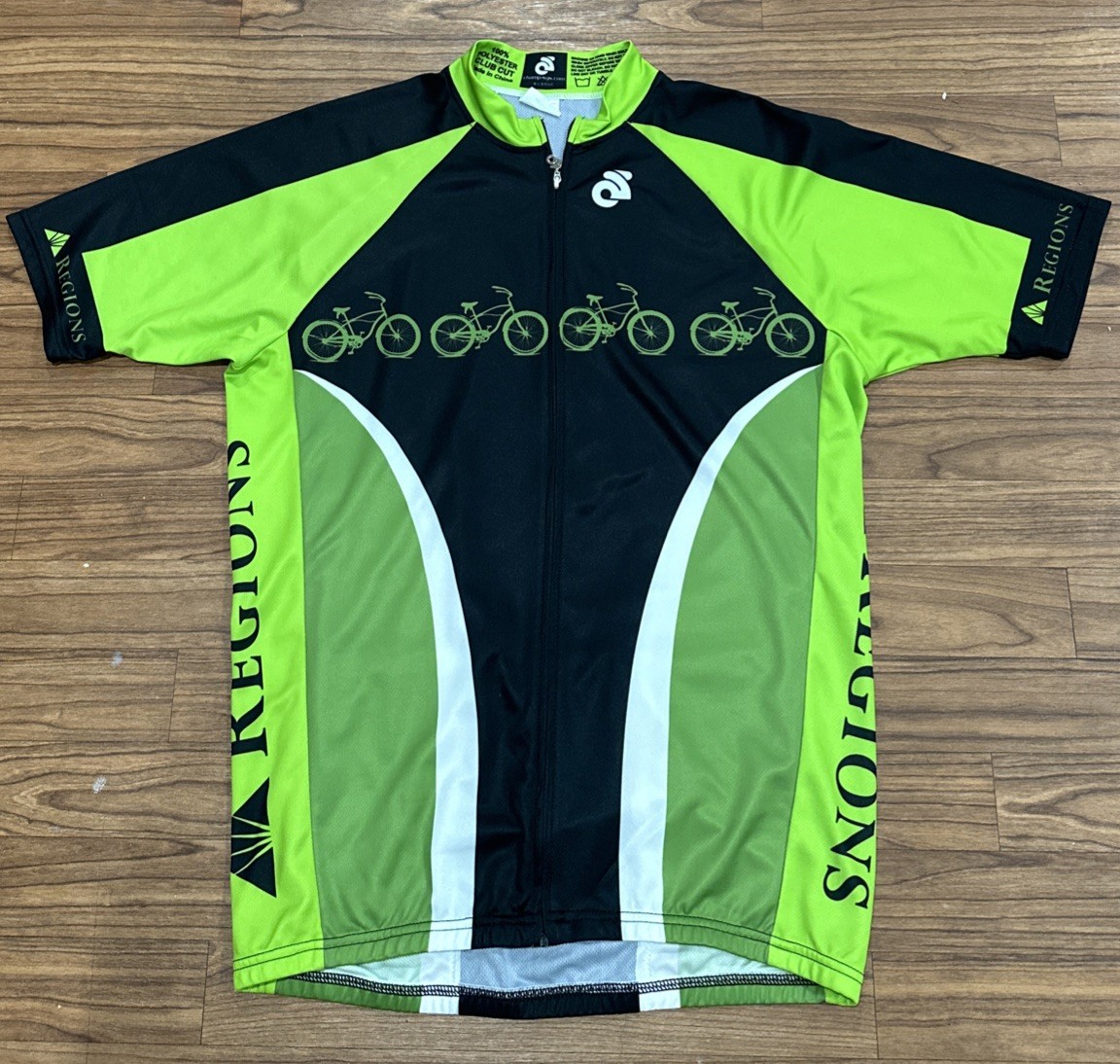 Champion System mens race cut cycling jersey Full Zip Front Size XL