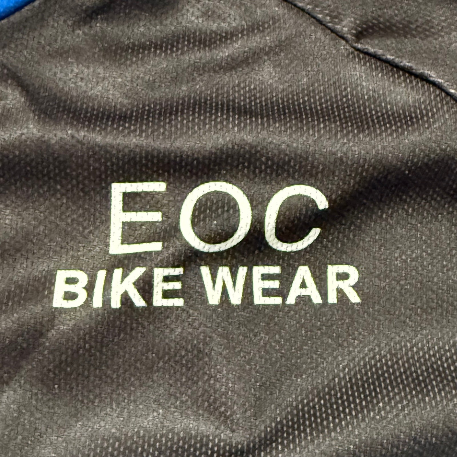 EOC Bike Wear Cycling Jersey Mens XL Blue Black Zero Carbon Green Commuting Zip