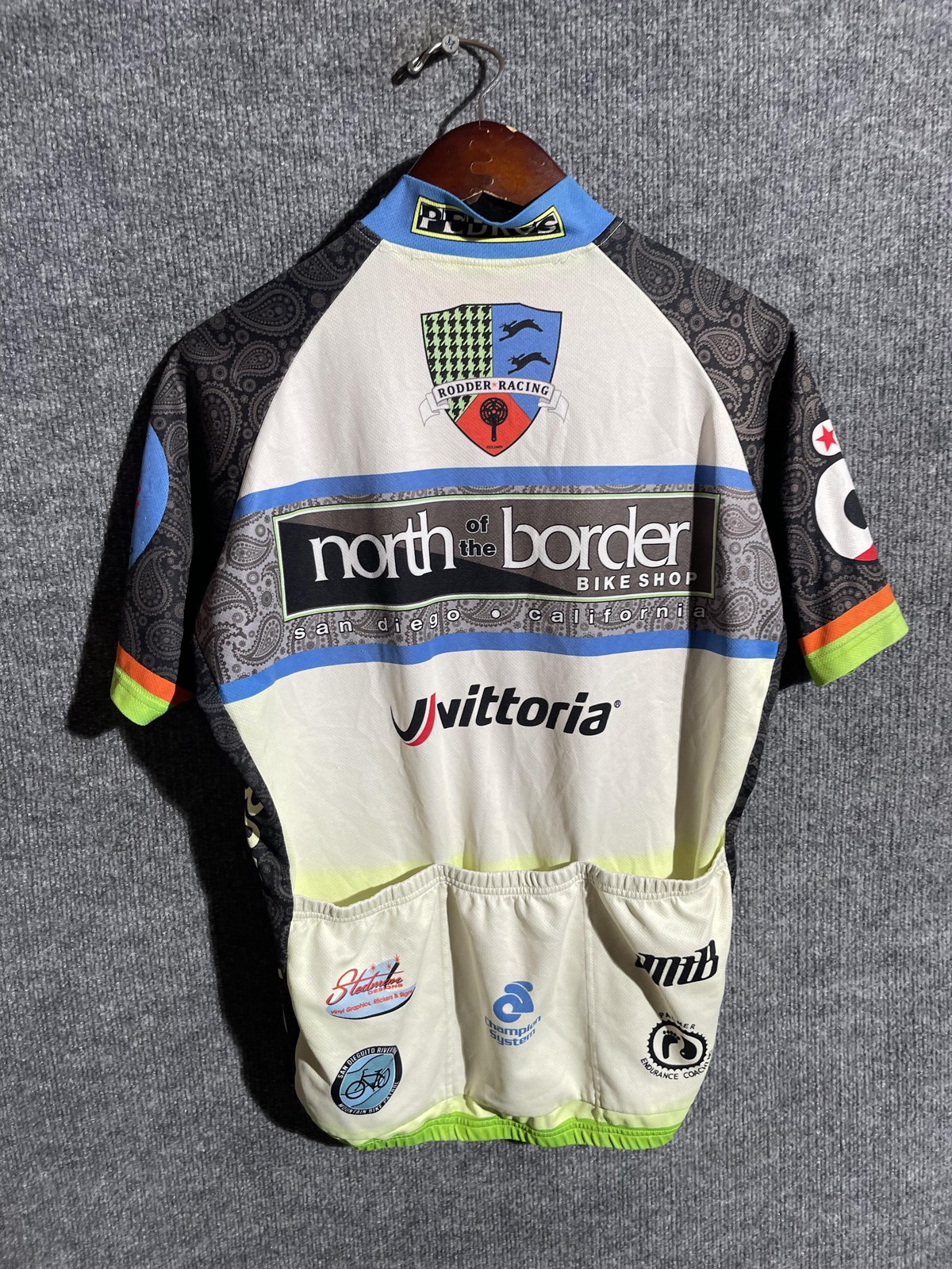 Champion System Cycling Jersey Mens XL Multicolor North Border Zip Pockets