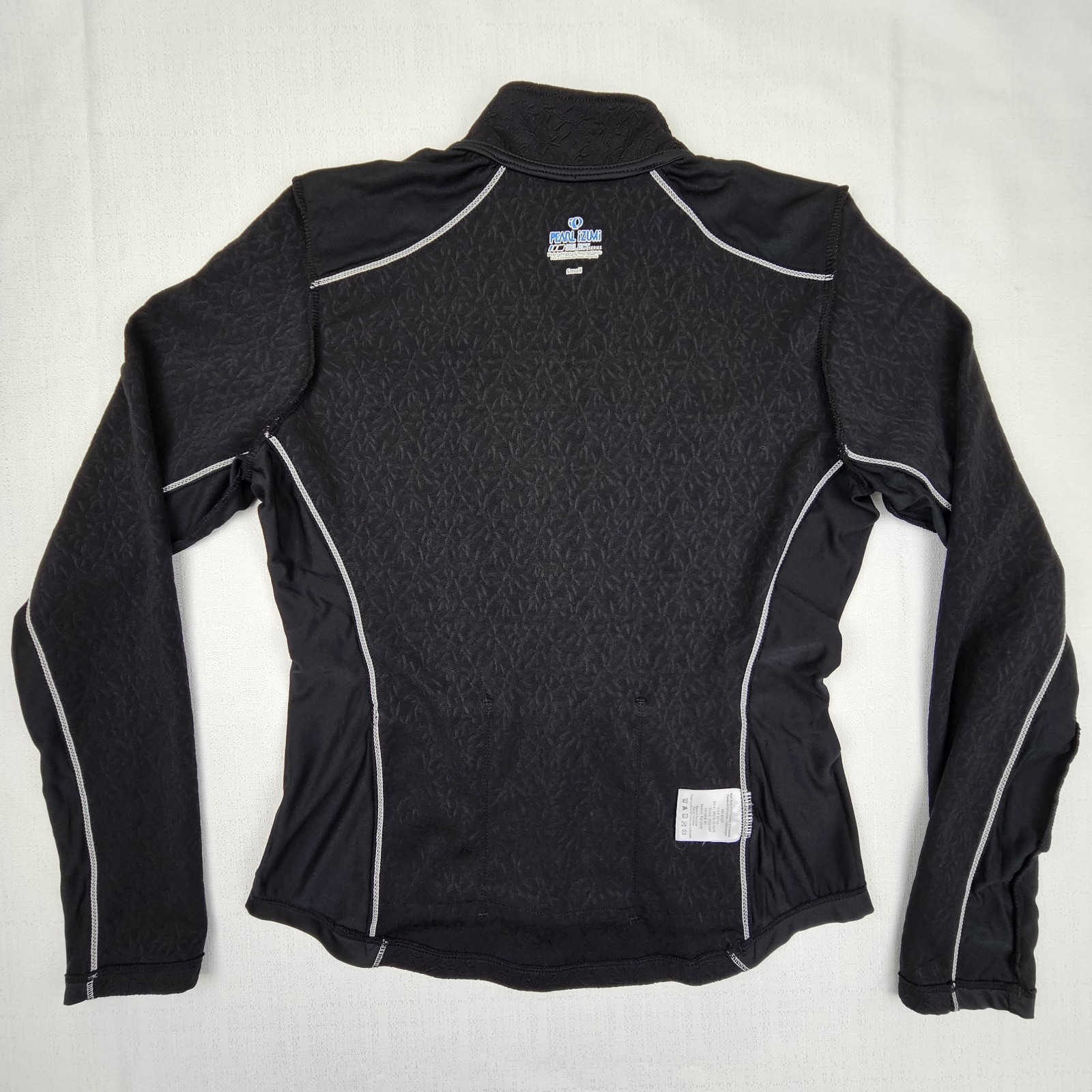Pearl Izumi Womens Small 3/4 Zip Long Sleeve Mock Neck Pullover Shirt Jacket