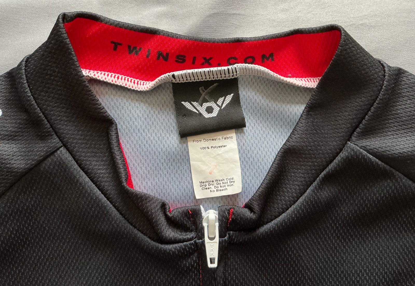 Fat Cyclist 100 Miles of Nowhere Cycling Jersey Red/Blk/Wht Women’s 2XL