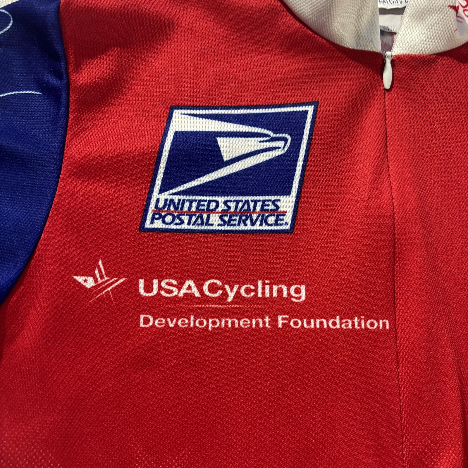 Voler USA Cycling USPS Junior Olympics Jersey Small Made in USA Zip Front