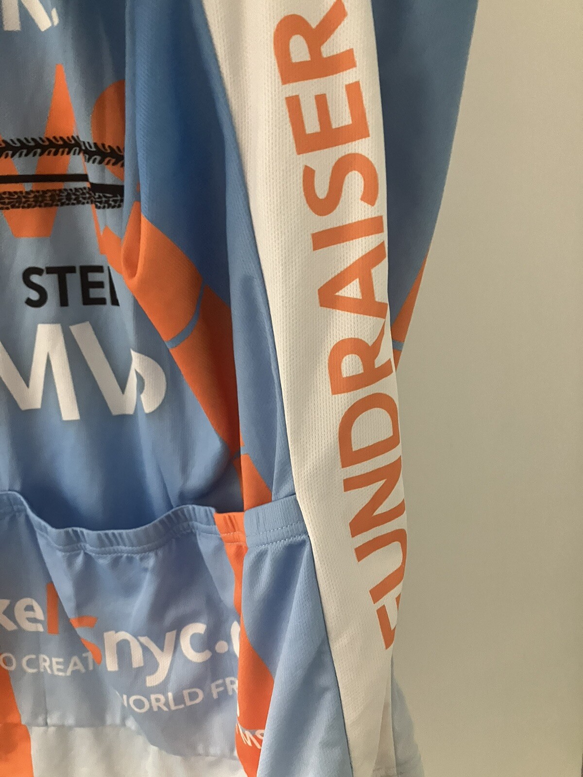 VoMax Brand Cycling Jersey Fight Ms MVP Level Bike Jersey 2010 NYC Chapter Sz XL