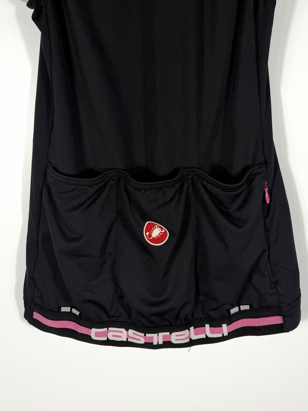 Castelli Women’s Cycling Jersey Lot of 2 Small Full Zip Bike Tops Black