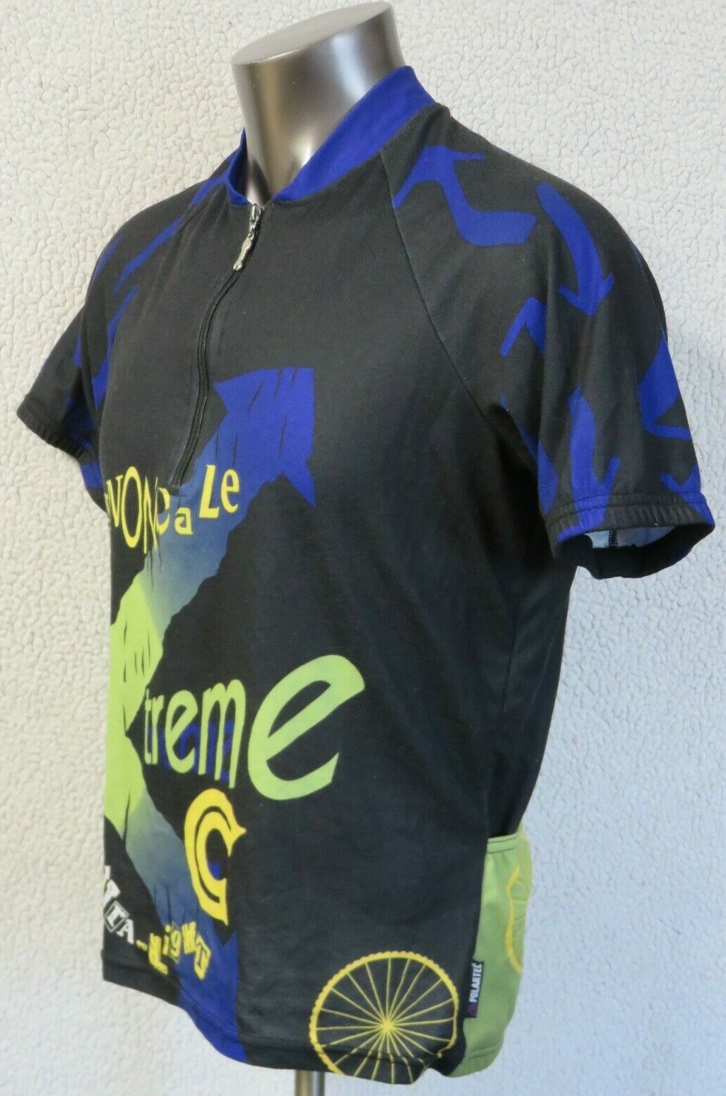 Mens Vintage Cannondale 1/2 Zip Made In USA Cycling Jersey Xtreme Extra Light L