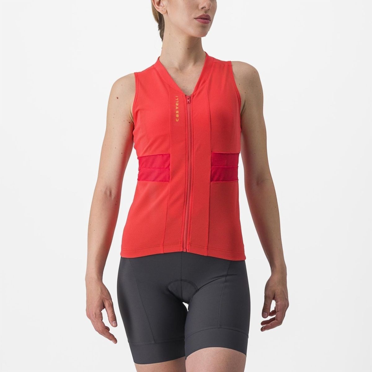 CASTELLI ANIMA 4 WOMEN’S CYCLING JERSEY – SLEEVELESS BREATHABLE ROAD BIKE