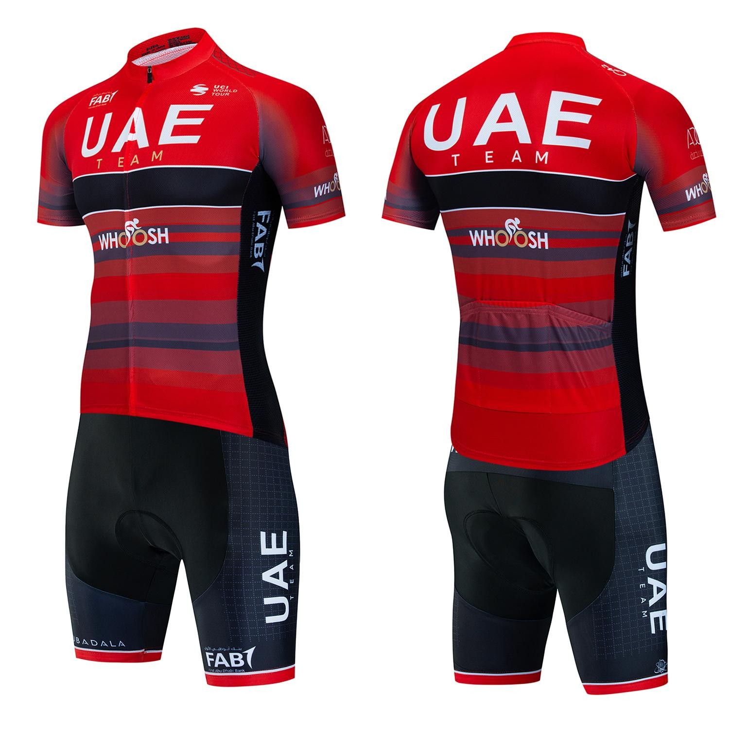 2026 UAE Men’s Cycling Jersey Set MTB Road Bike Bib Shorts Summer Wear