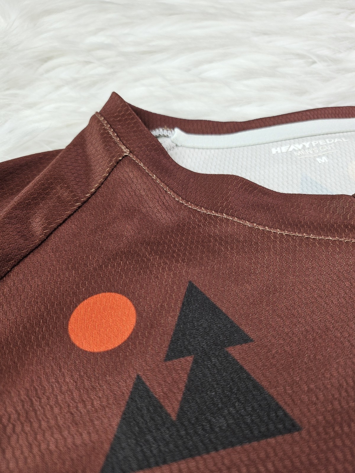 Heavy Pedal Men’s Cut Long Sleeve Cycling Jersey Adventure Collection (M)