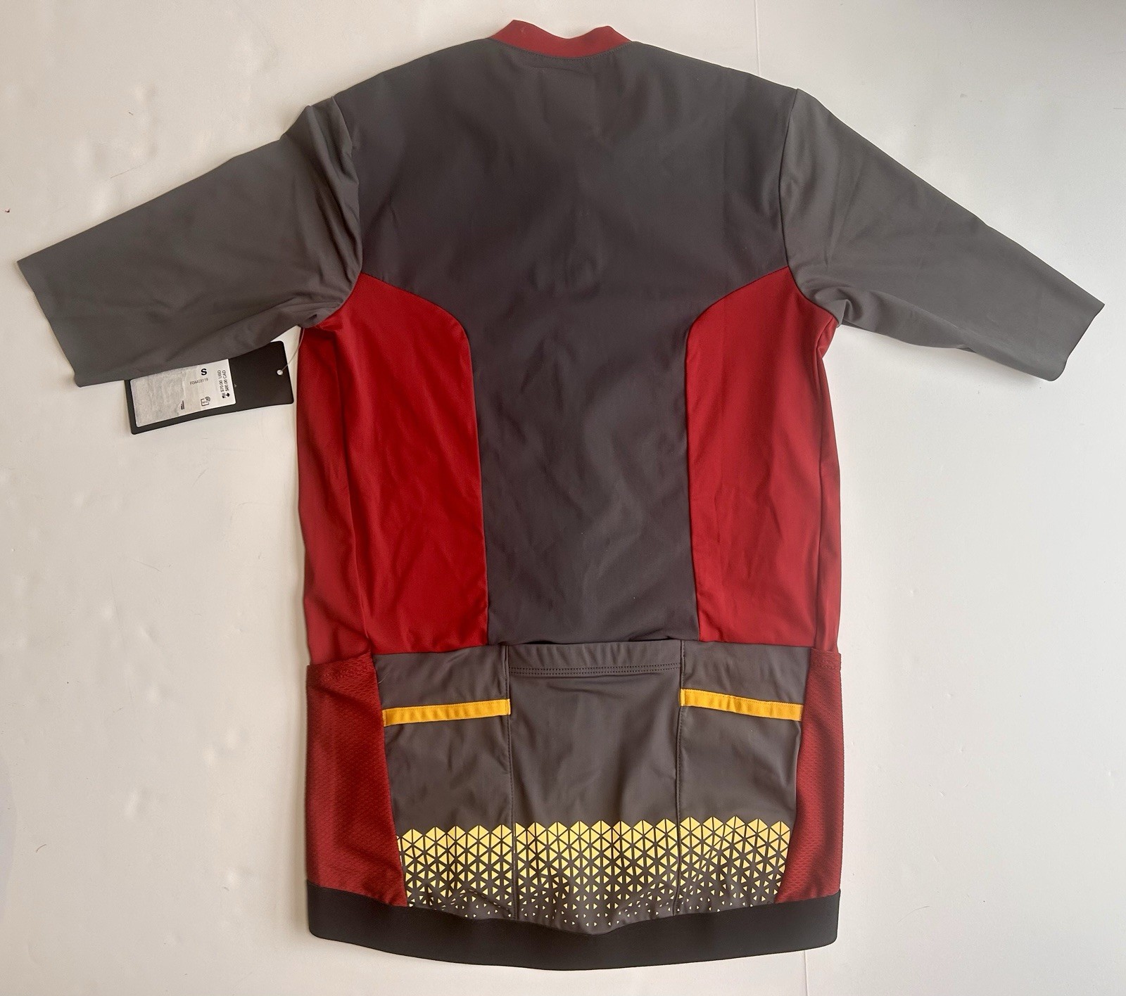 Oakley Point To Point Cycling Jersey T-shirt Forged Iron Size Small Full Zip SS