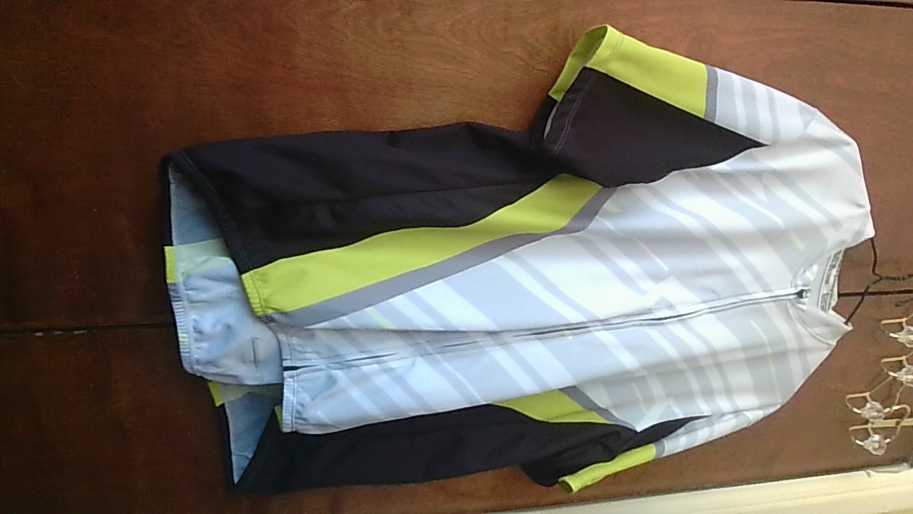 Aerotech Designs Power Tread Cycling Jersey 3XL Zip Elastic Hem 3-Poc SSlv USA