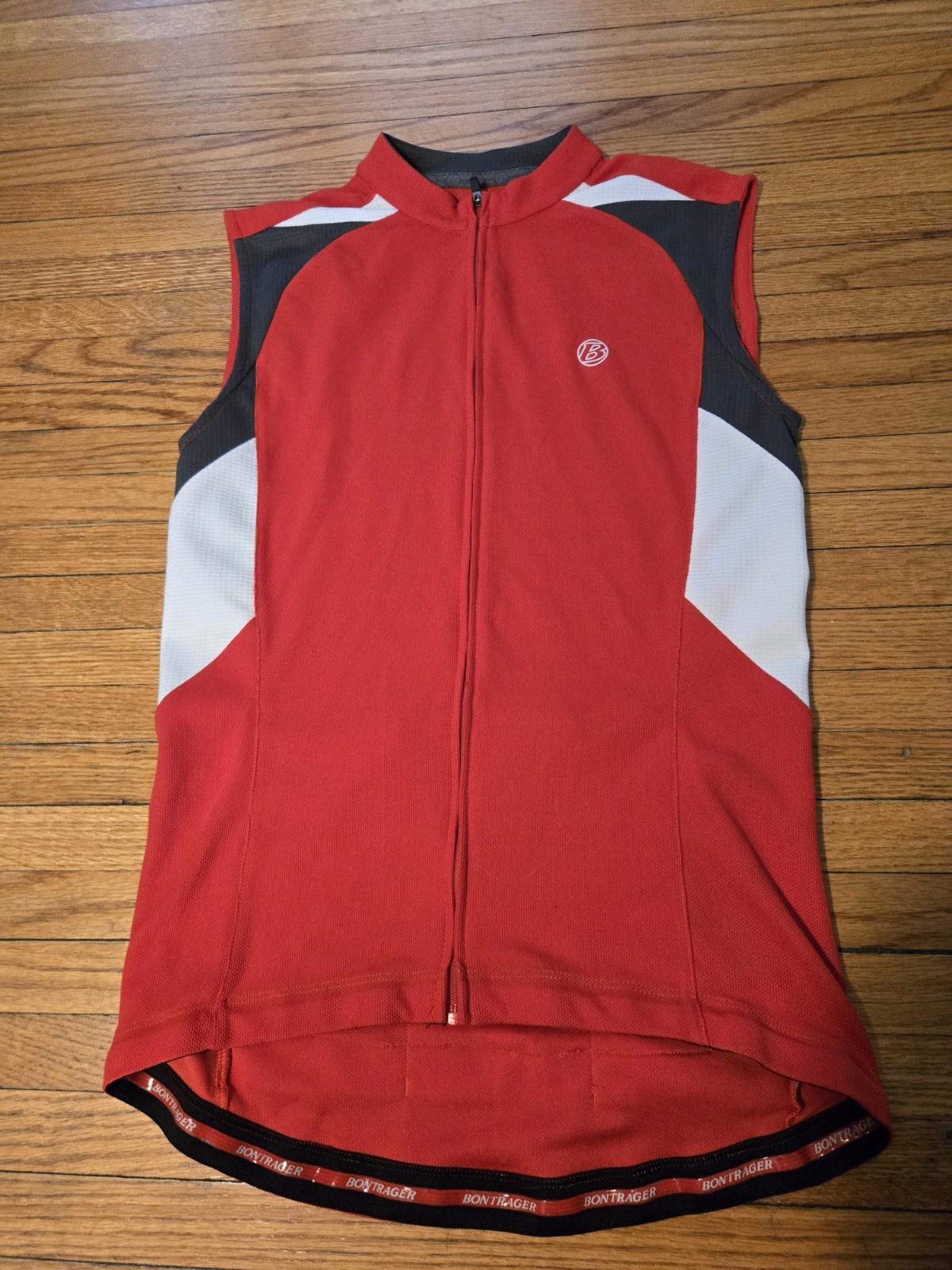 Bontrager Full Zip Cycling Jersey Kit Men M Vintage Sleeveless Race Cycle Bike