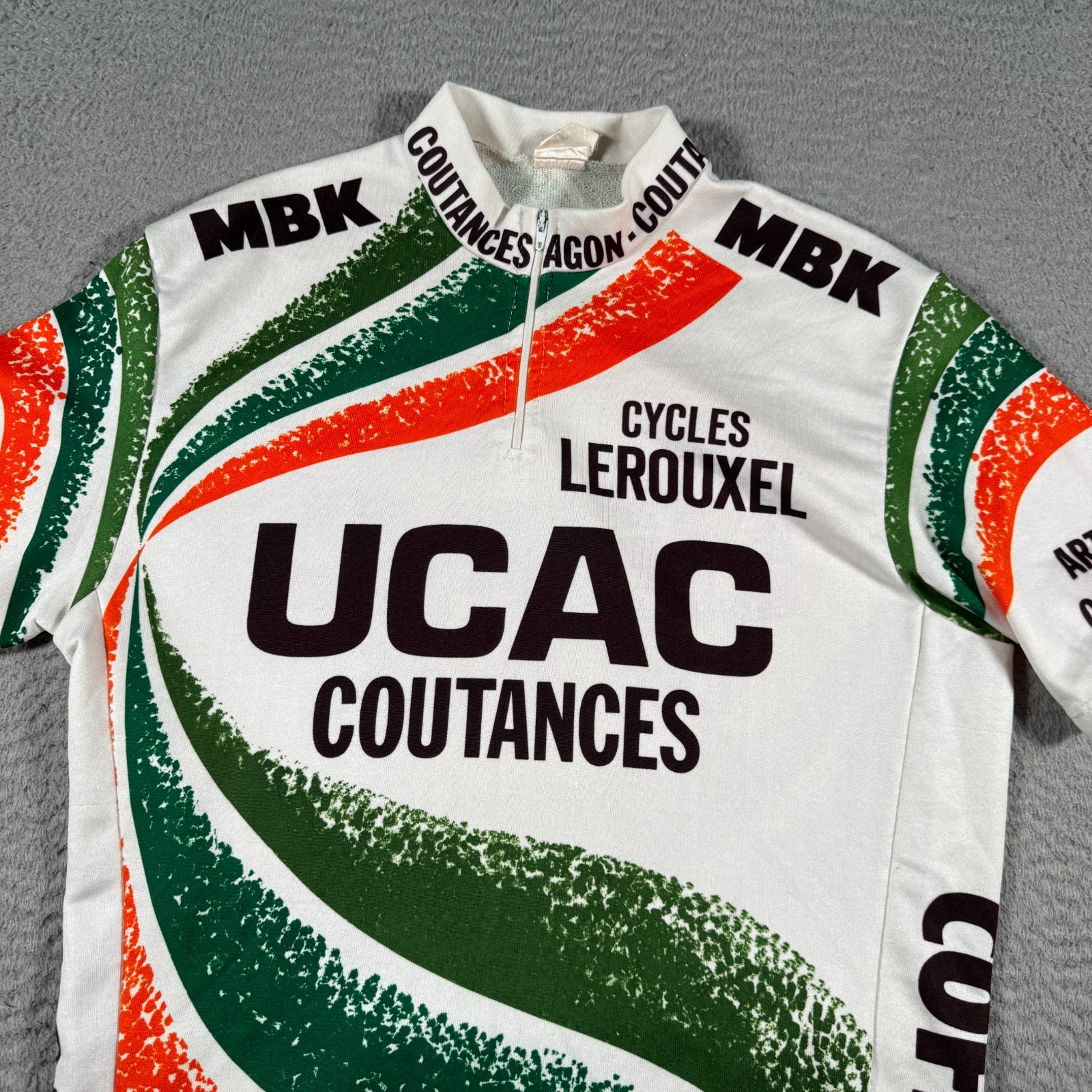 Tricot Du Rocher Cycling Jersey Men M/L UCAC Coutances Cycles Lerouxel