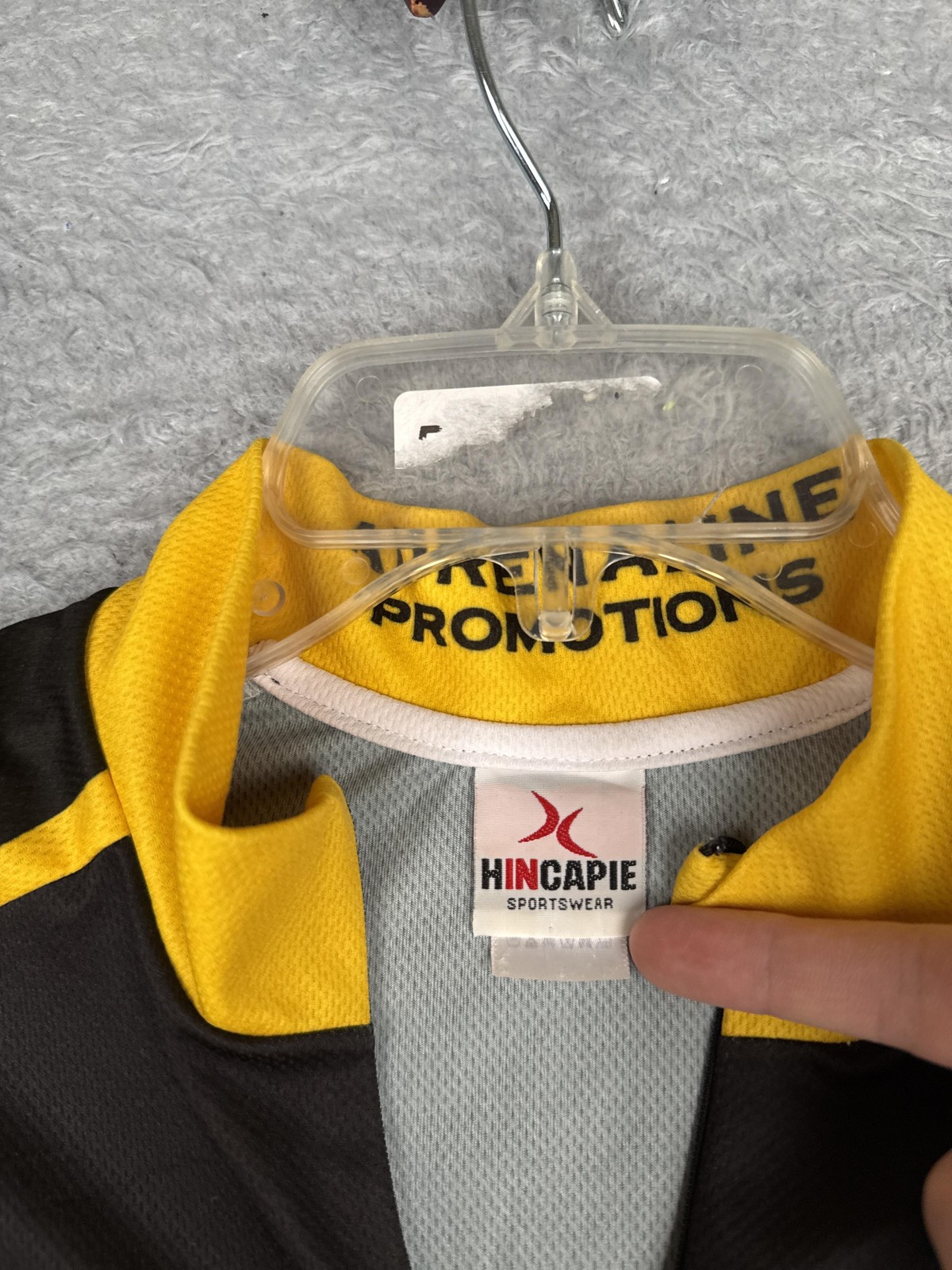 Hincapie Cycling Jersey Mens Medium Multicolor Iowa Hawkeyes 1/2 Zip Pockets Top
