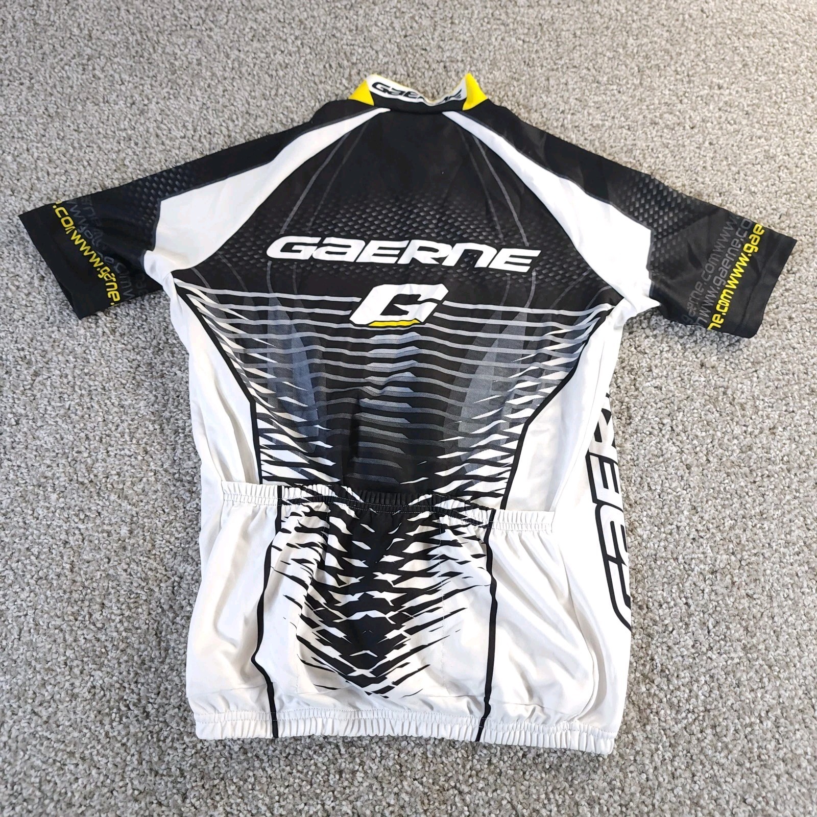 Gaerne G Cycling Wind Jacket Jersey Mens L Italy Pro Fit Short Sleeve Zip