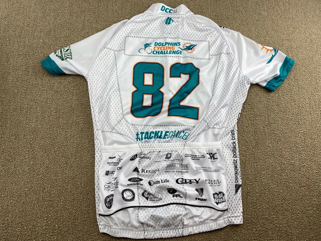 Mimai Dolphins Cycling Challenge Jersey Uniform Hincapie M Football White