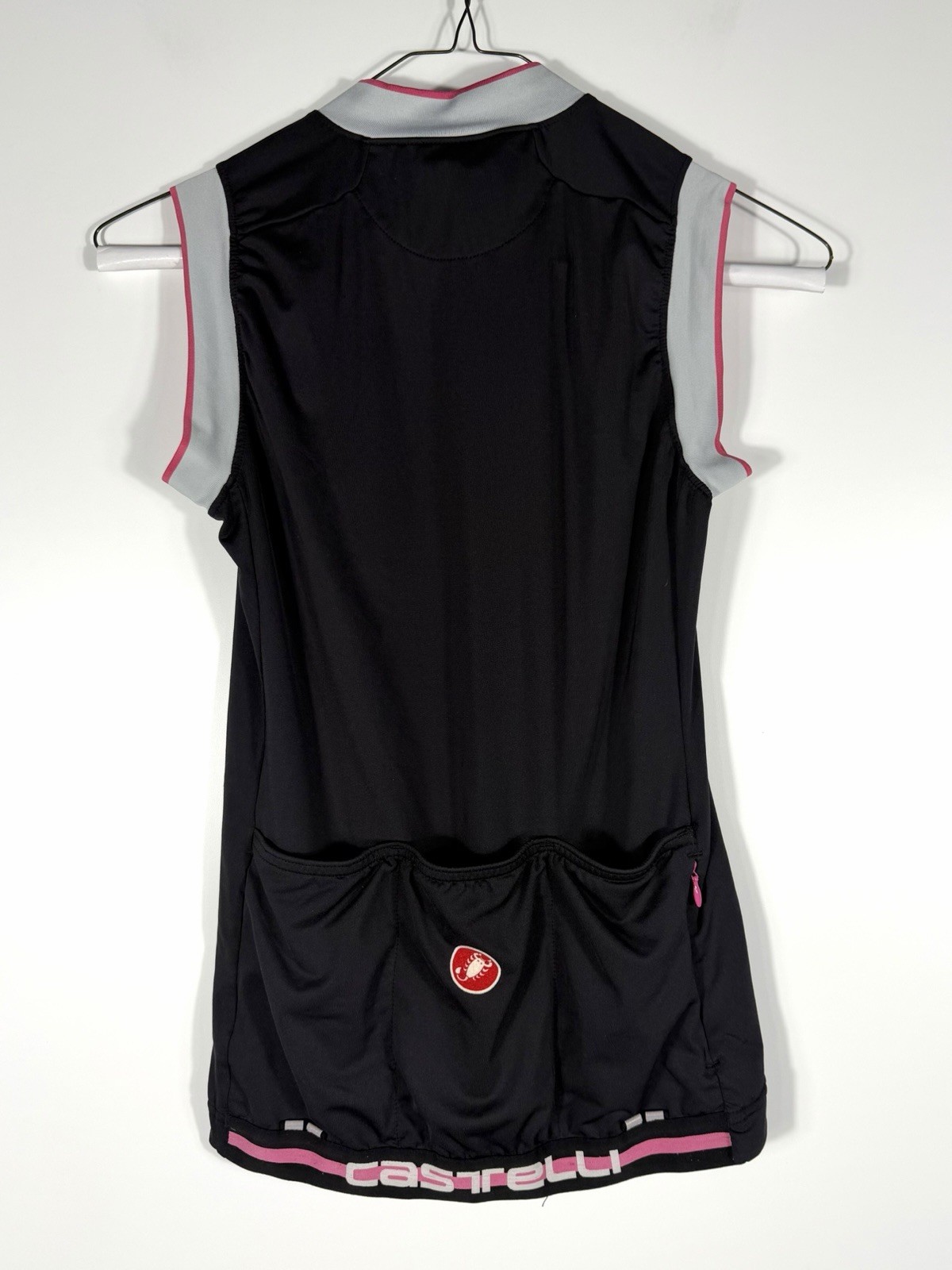 Castelli Women’s Cycling Jersey Lot of 2 Small Full Zip Bike Tops Black