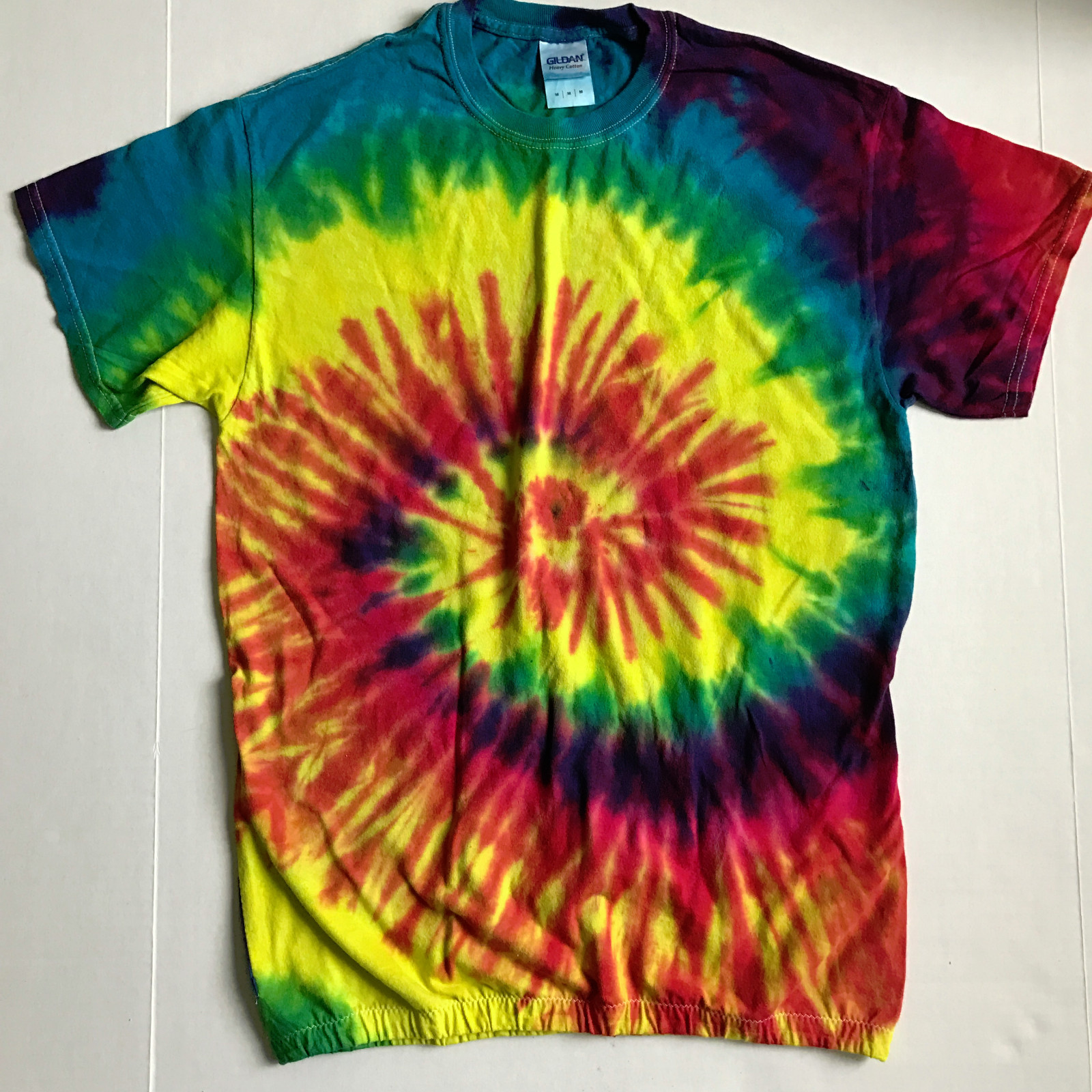 TIE DYE TEAM CYCLING CYCLE TEE JERSEY W/POCKETS CYCLE-T LAST ONES ! FREE SHIP !
