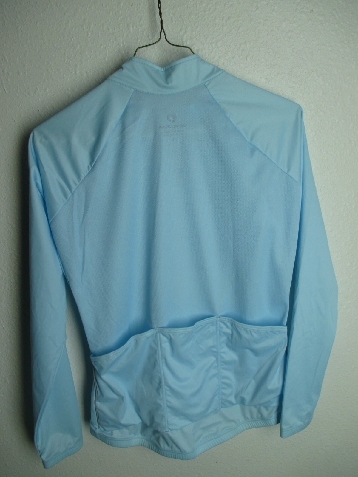 Pearl Izumi jersey Jacket cycling top full zipper Light Blue Women S NWOT Nylon