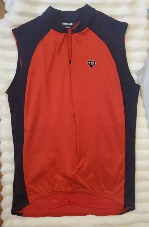 LOT 3 Pearl Izumi Sleeveless 1/4 Zip Back Pockets Cycling Vest Sz M No Flaws
