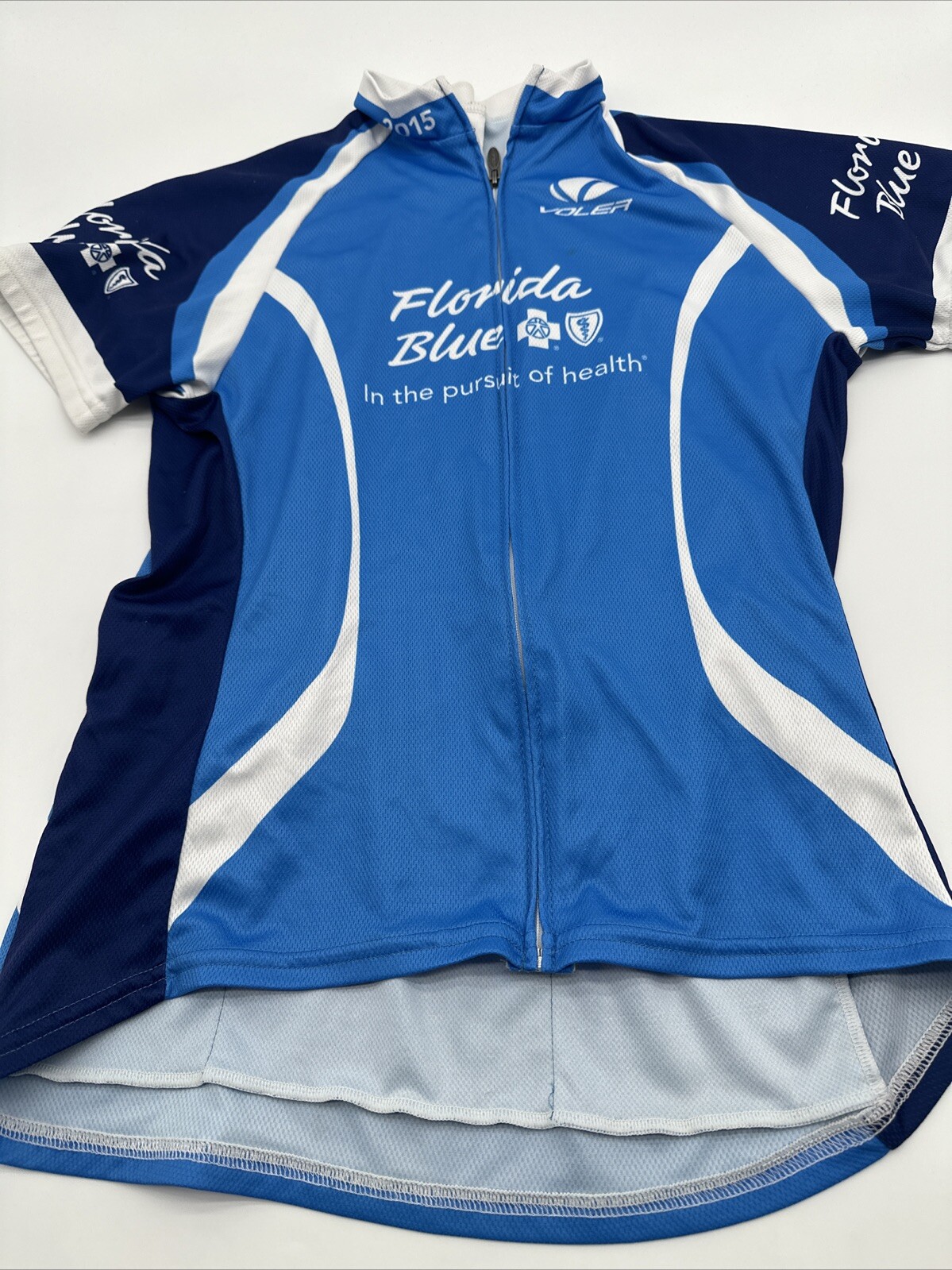 Volea Biking Jersey Women Large Graphic Print AOP Full Zip..#15065