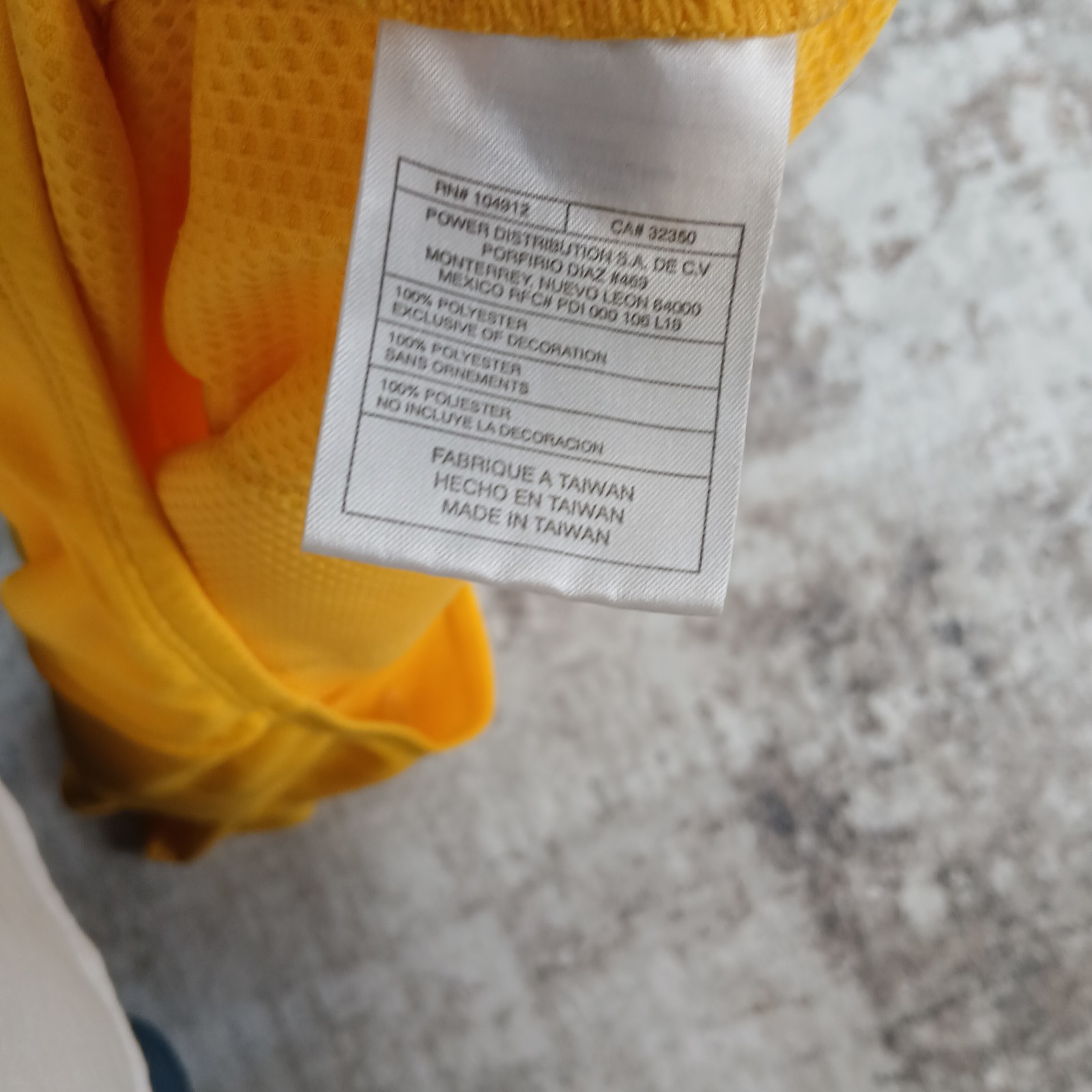 Vintage Nike Cycling Jersey Mens XL Extra Large Yellow