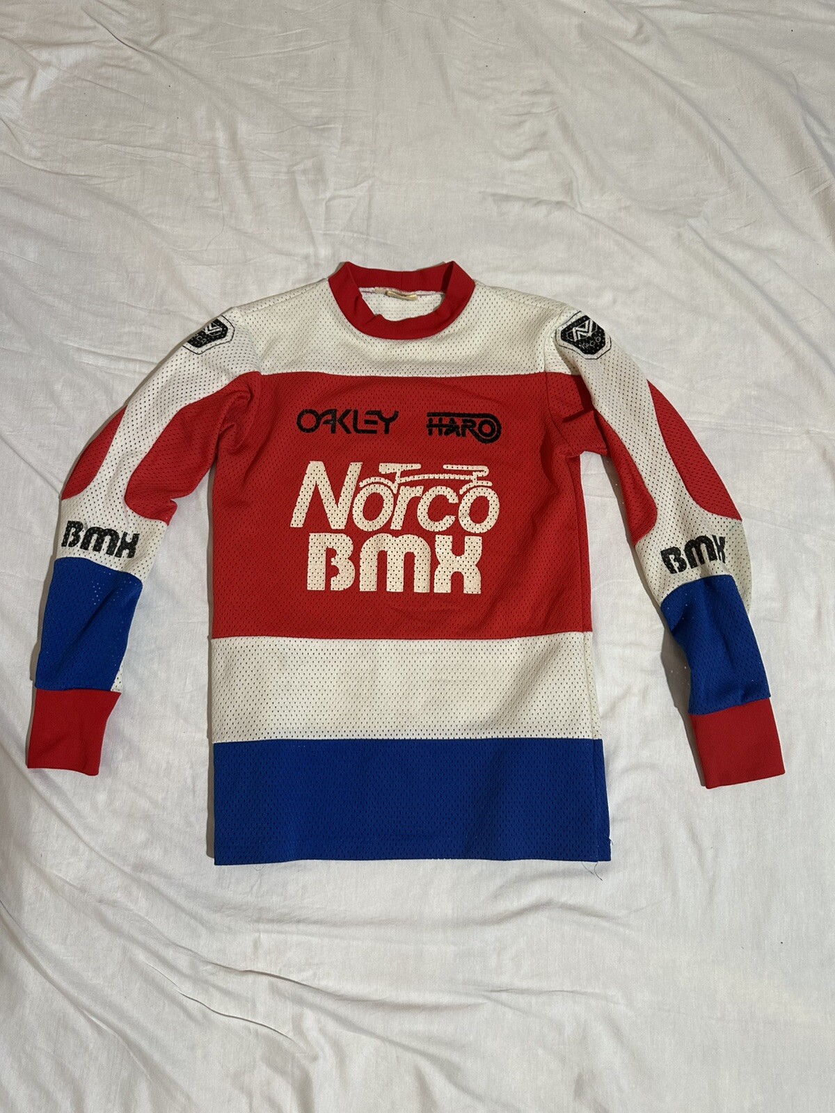 Rare Vintage Cardinal Sportsware Norco BMX Racing Jersey Unisex Kids Small Haro