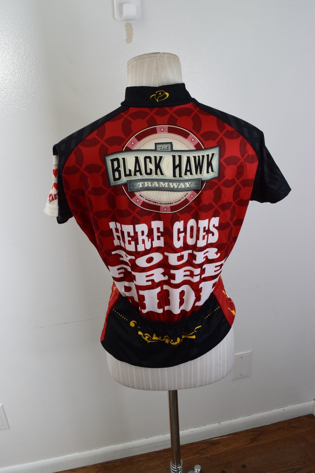 Primal Cycling Jersey Bicycle Womens XS New Black Hawk Full Zip Raglan Sport