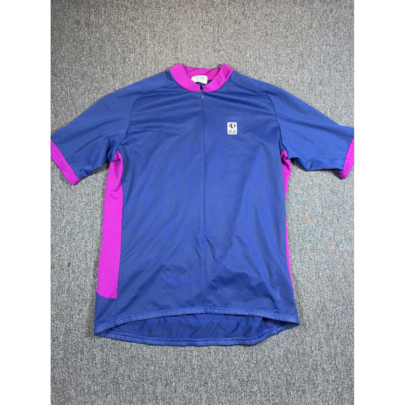 Pearl Izumi Aloft Cycling Jersey Mens XXL Blue Purple Full Zip Mesh Bike Shirt