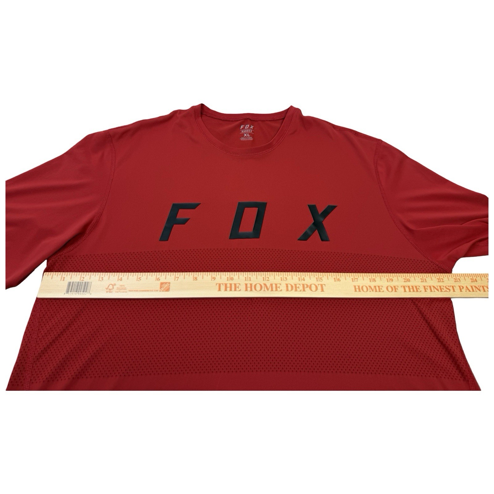 Fox Ranger Mens MTB Jersey Bright Cardinal Red Trudri Bike