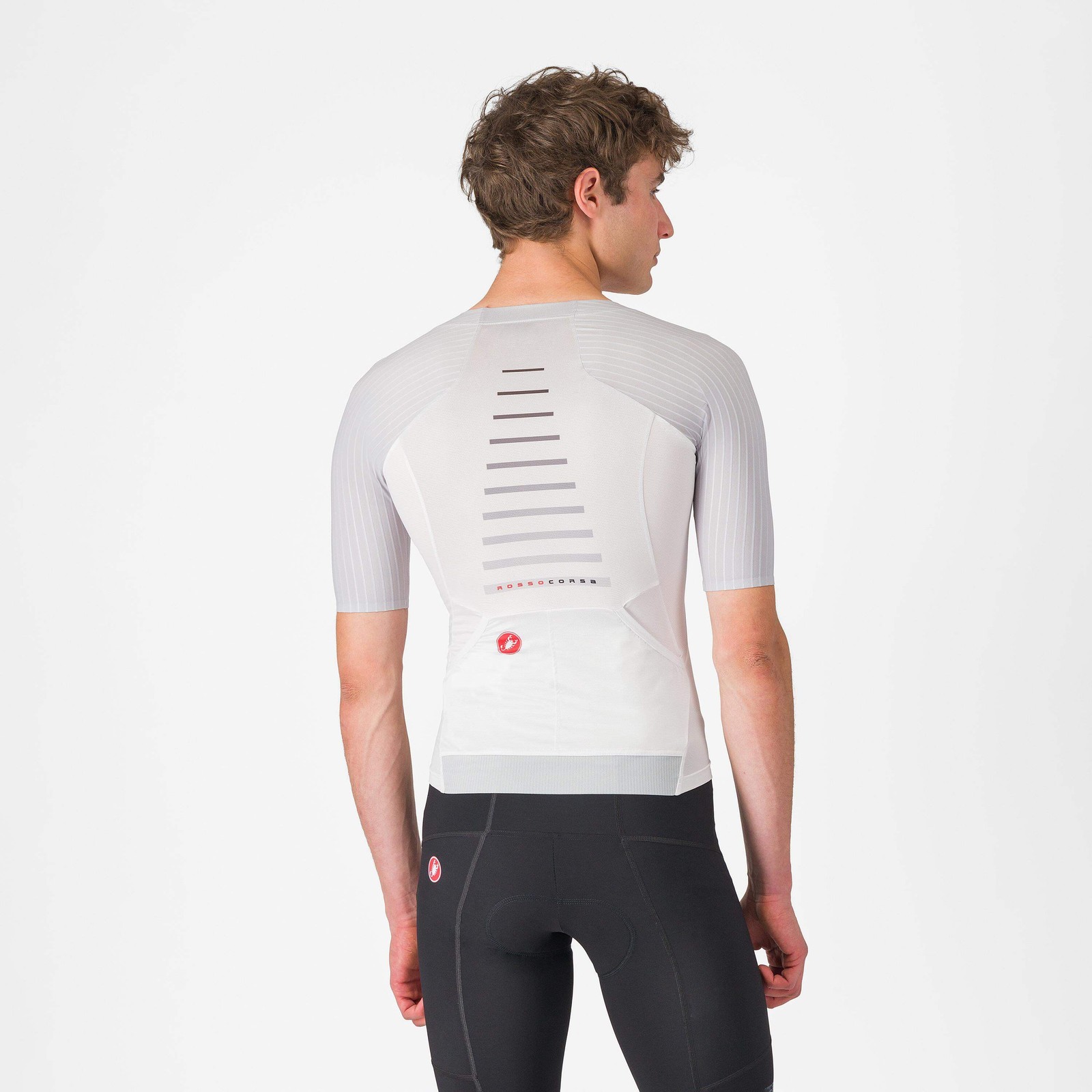 Castelli Free Speed 3 Race Top-white/silver gray-L