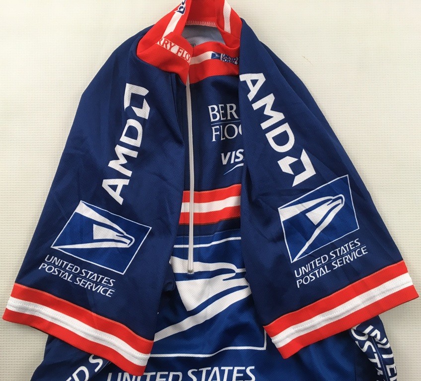 US Postal Service Cycling Team 2001 jersey shirt Nike Lance Armstrong WOMENS L
