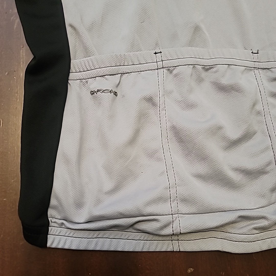 Vintage Cannondale Men’s CHRONO Bicycle Cycling Vest Small Grey/Black 2001 U.S.A