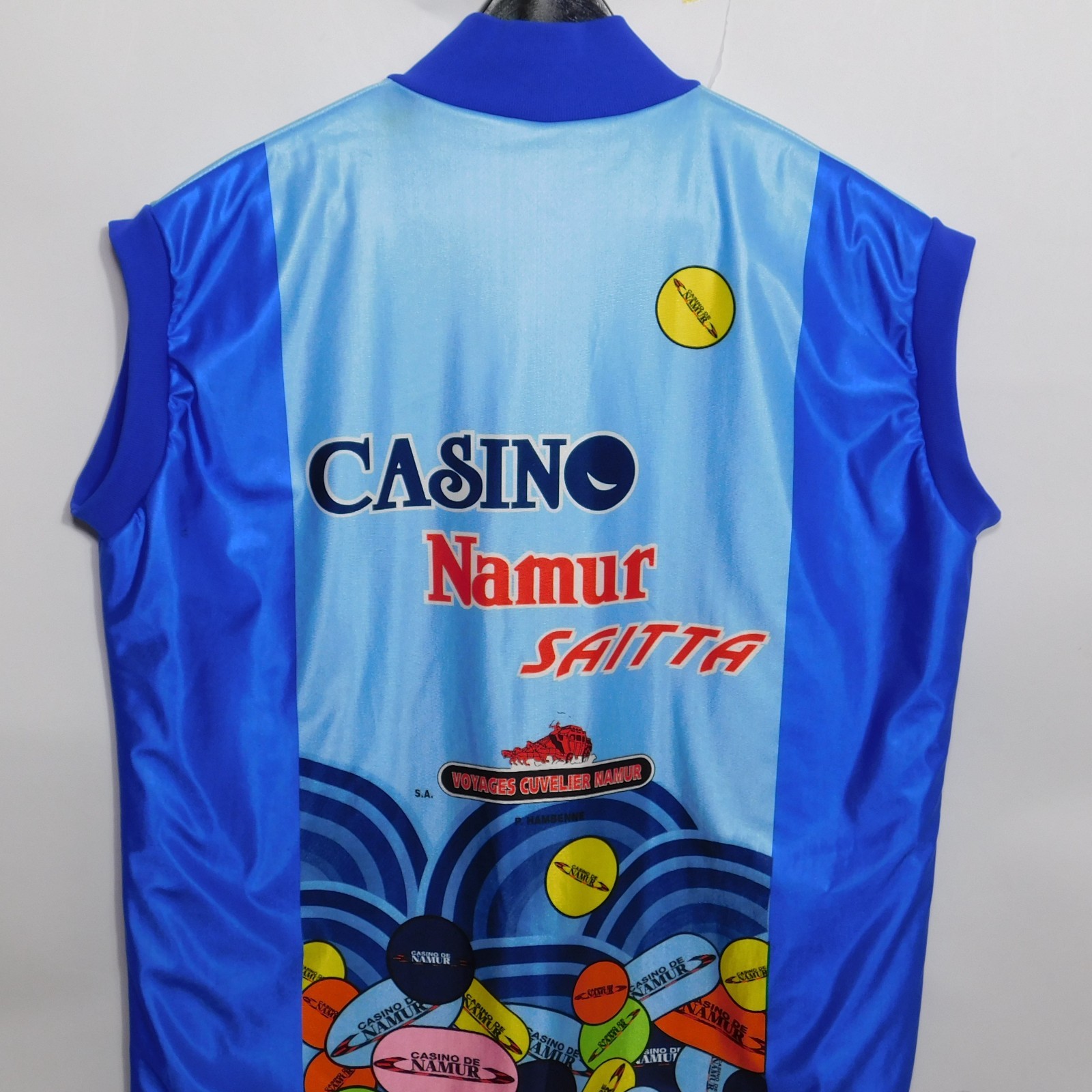 Gamex Setila SPEEDY CLUB NAMUR Belgium Casino Namur Heavy Cycling Jersey XXL